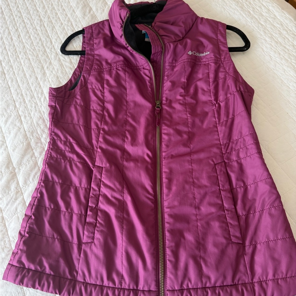 Columbia Fuchsia Sleeveless Vest